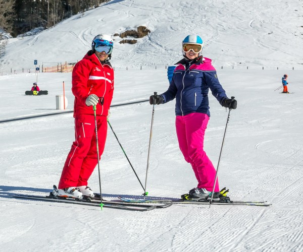 Skiunterricht für Erwachsenen am Pingoberg