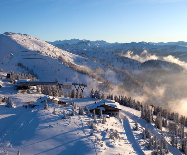 Winterlandschaft und Skigebiet von Wagrain Kleinarl © Wagrain-Kleinarl Tourismus