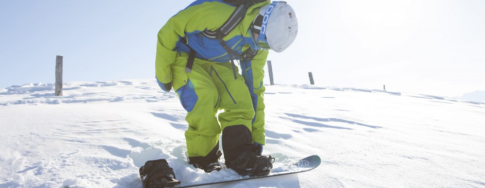 Snowboarder im Skigebiet von Wagrain-Kleinarl